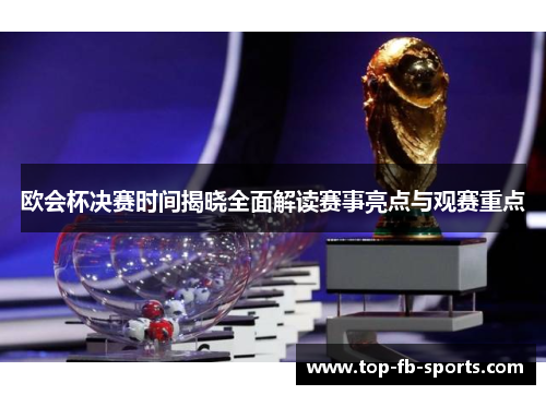 欧会杯决赛时间揭晓全面解读赛事亮点与观赛重点