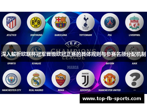 深入解析欧联杯冠军晋级欧冠正赛的具体规则与参赛名额分配机制